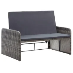 VidaXL 2-delige Loungeset Met Kussens Poly Rattan Grijs 6 VidaXL 2-delige Loungeset Met Kussens Poly Rattan Grijs -VIDAXL Banken Verkoop 09e62e18e17e42c992f145bfafd37b89