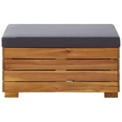 VidaXL Voetensteun 1 St Met Kussen Sectioneel Massief Acaciahout 6 VidaXL Voetensteun 1 St Met Kussen Sectioneel Massief Acaciahout -VIDAXL Banken Verkoop 1000005890 0102