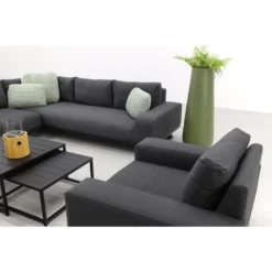 VDG Barcelona/Royalty Sunbrella Loungeset - Sooty + Stoel -VIDAXL Banken Verkoop 1000031633 0102