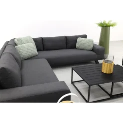 VDG Barcelona/Royalty Sunbrella Loungeset - Sooty + Stoel -VIDAXL Banken Verkoop 1000031633 0103