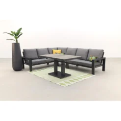 VDG Montana/Jersey Aluminium Loungeset -VIDAXL Banken Verkoop 1000031640 0103