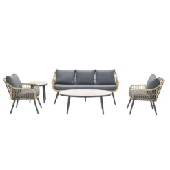 Garden Impressions Lucas Loungeset 5-delig - Natural