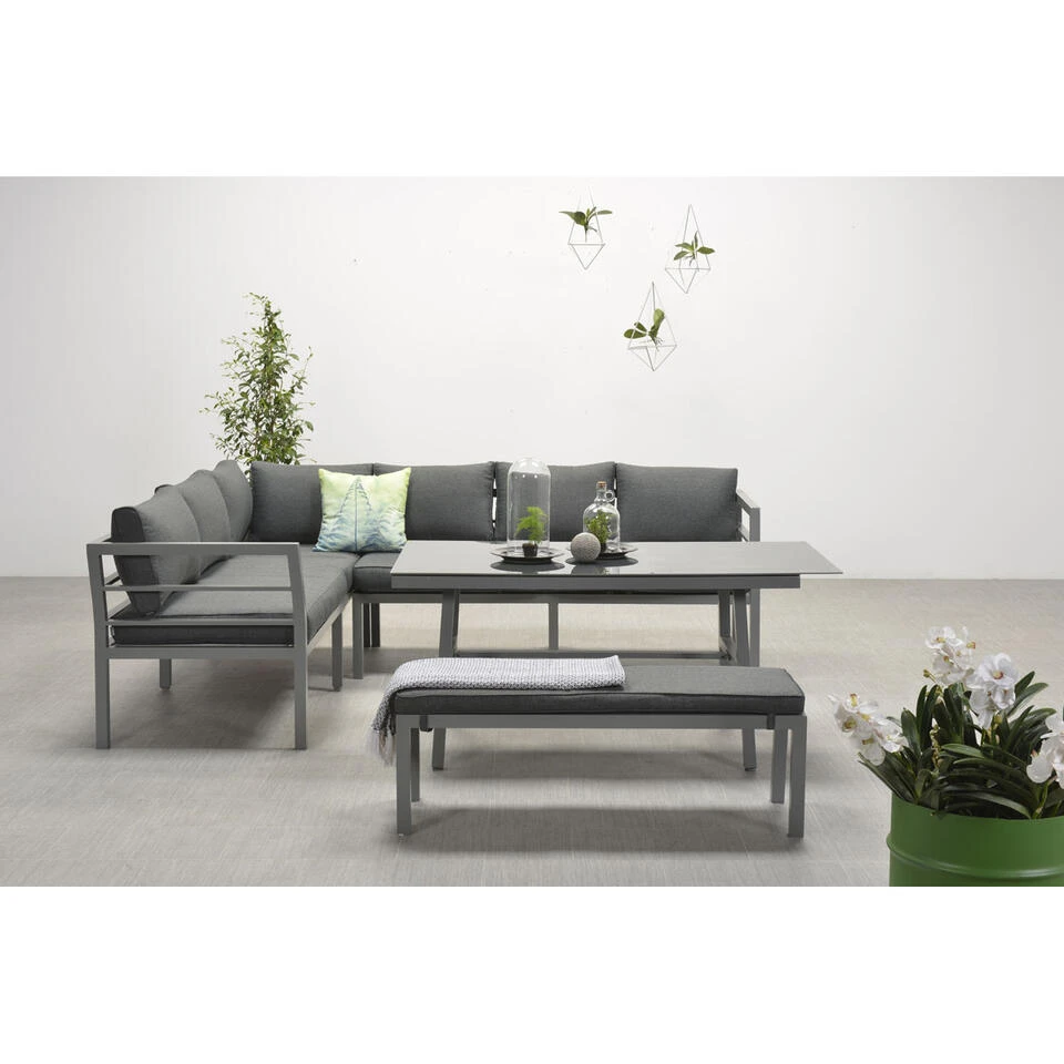 Garden Impressions Blakes Lounge Dining Set Arctic Grey Lgrijs 2 Garden Impressions Blakes Lounge Dining Set Arctic Grey Lgrijs - Afbeelding 2