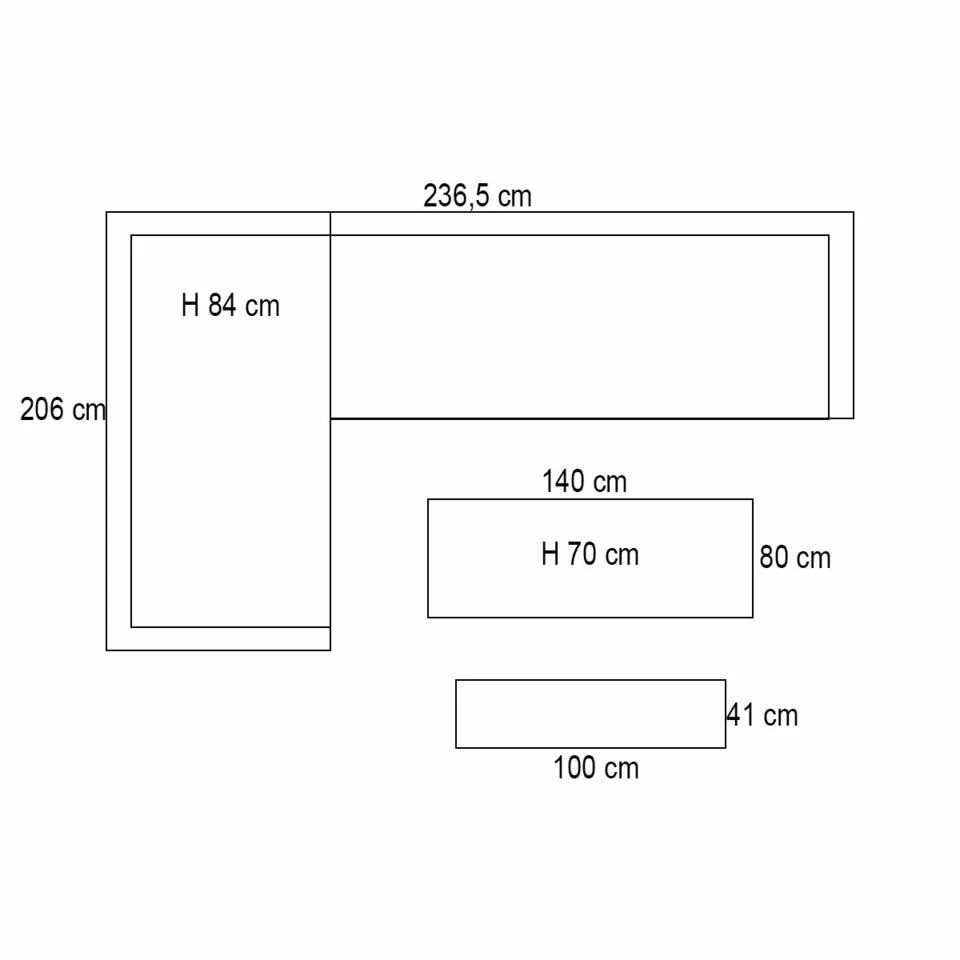 Garden Impressions Ashton Lounge Dining Set Links - Natural Rotan 3 Garden Impressions Ashton Lounge Dining Set Links - Natural Rotan - Afbeelding 3