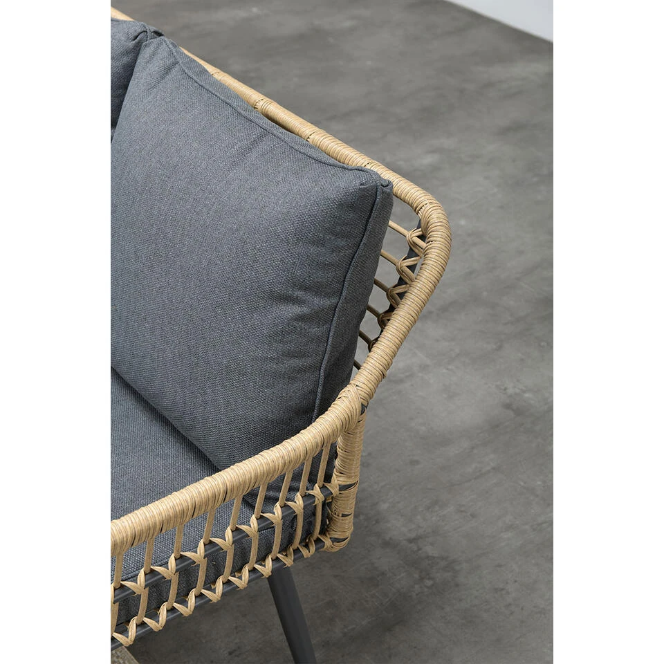 Garden Impressions Lucas Lounge Dining Set 6-delig - Natural 4 Garden Impressions Lucas Lounge Dining Set 6-delig - Natural - Afbeelding 4