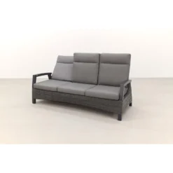 VDG Darwin Wicker Verstelbare 3-zits Loungebank - Antraciet 7 VDG Darwin Wicker Verstelbare 3-zits Loungebank - Antraciet -VIDAXL Banken Verkoop 1000052979 0103