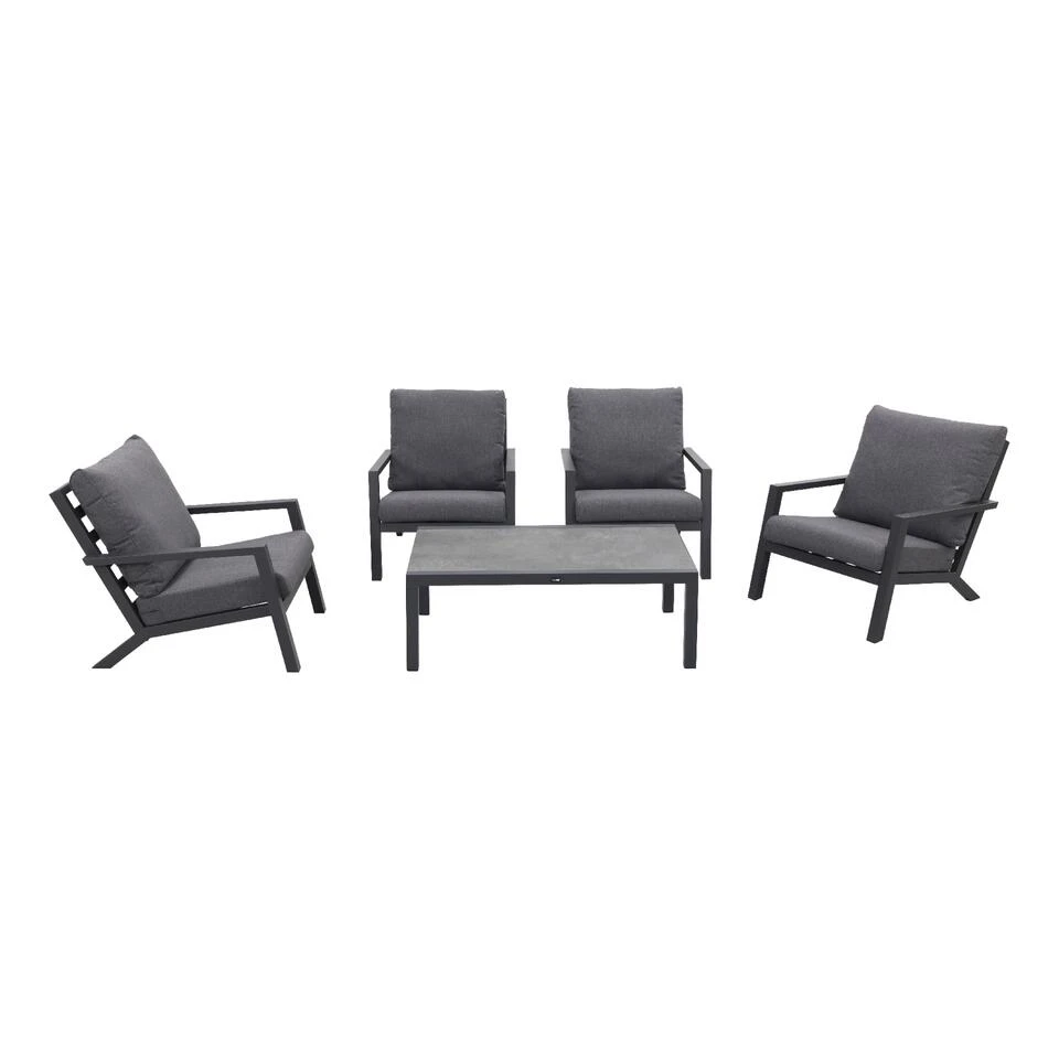 VDG Atlanta Stoel Loungeset - 5 Delig 1 VDG Atlanta Stoel Loungeset - 5 Delig