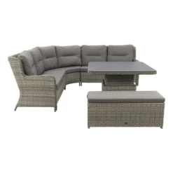 VDG Sandigo Lounge Dining Set Met Bijzetbank