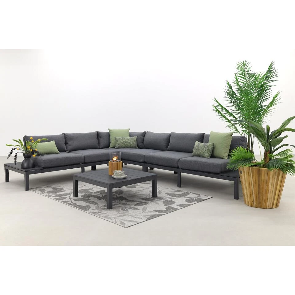 Garden Impressions Annabella Loungeset Met Loungestoel - Carbon Black 2 Garden Impressions Annabella Loungeset Met Loungestoel - Carbon Black - Afbeelding 2