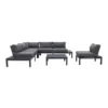 Garden Impressions Annabella Loungeset Met Loungestoel - Carbon Black