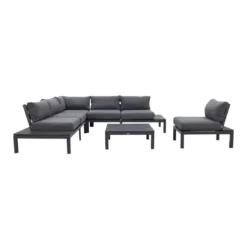 Garden Impressions Annabella Loungeset Met Loungestoel - Carbon Black