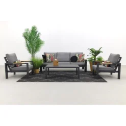 VDG Hammelton Stoel-bank Loungeset - 4-delig -VIDAXL Banken Verkoop 1000053036 0103