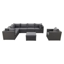 Suns Parma Loungeset - Inclusief Stoel + Middenelement - Antraciet