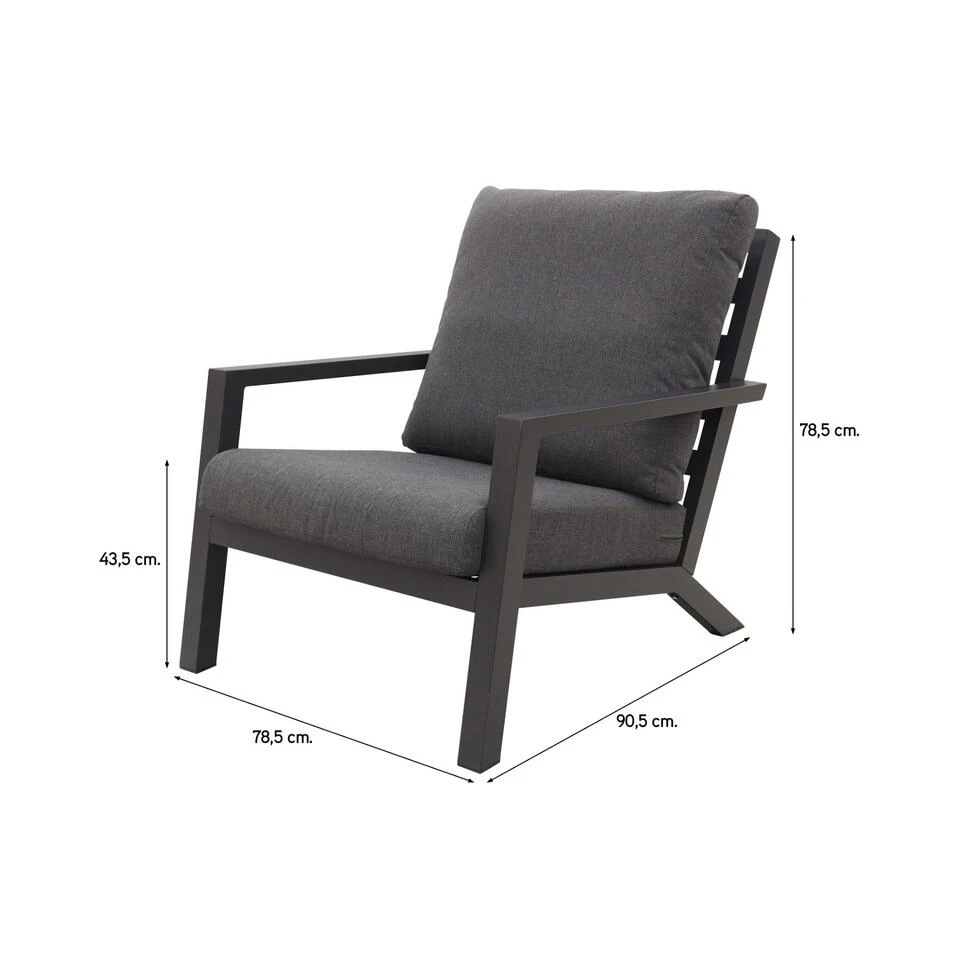 VDG Atlanta Loungeset - 5 Delig 4 VDG Atlanta Loungeset - 5 Delig - Afbeelding 4