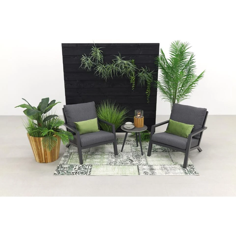 VDG Atlanta Loungestoelen/Brasilia Bijzettafel - Loungeset 3-delig 2 VDG Atlanta Loungestoelen/Brasilia Bijzettafel - Loungeset 3-delig - Afbeelding 2