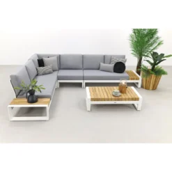 Taste Matisse Loungeset - Wit - 5 Delig -VIDAXL Banken Verkoop 1000053066 0102