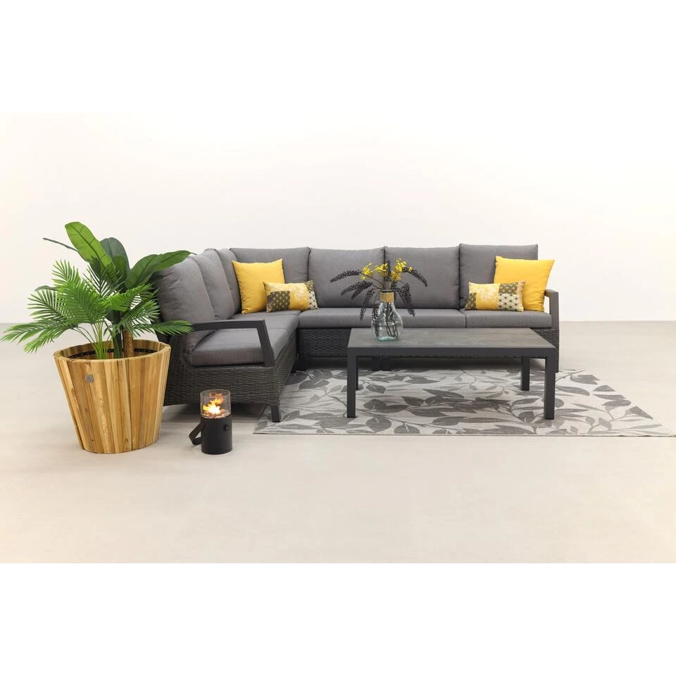 VDG Darwin/Atlanta Loungeset - Antraciet 2 VDG Darwin/Atlanta Loungeset - Antraciet - Afbeelding 2