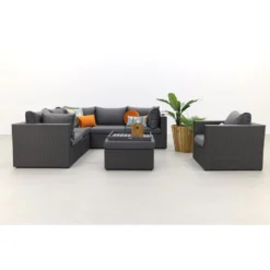 Suns Loungeset Parma - Inclusief Fauteuil - Antraciet -VIDAXL Banken Verkoop 1000053091 0102