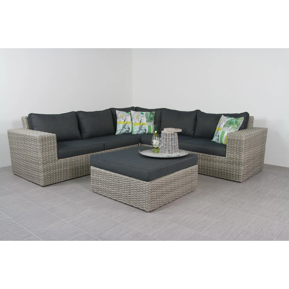 VDG Loungeset Zanzibar - Artic Grey 2 VDG Loungeset Zanzibar - Artic Grey - Afbeelding 2