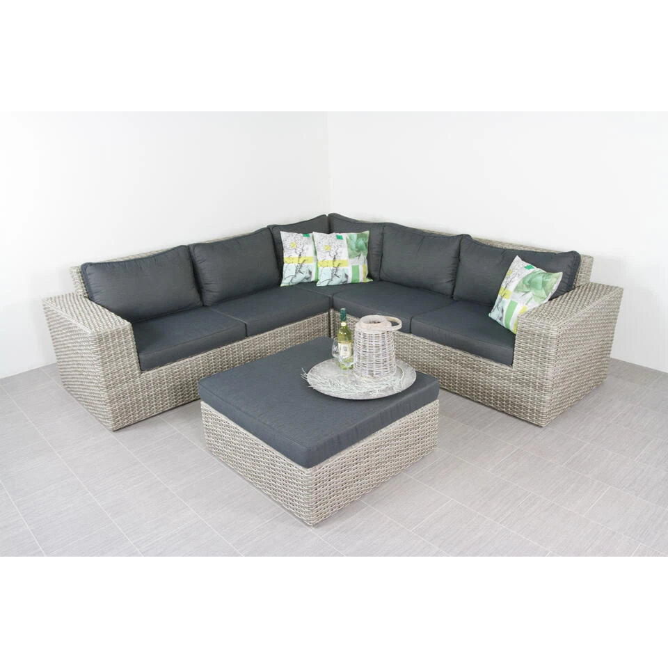 VDG Loungeset Zanzibar - Artic Grey 3 VDG Loungeset Zanzibar - Artic Grey - Afbeelding 3