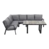 VDG Azoren/Darwin Lounge Dining Set - Antraciet - Links & Rechts