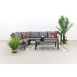 VDG Azoren/Atlanta Loungeset - Antraciet - Links & Rechts -VIDAXL Banken Verkoop 1000054733 0102