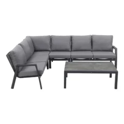 VDG Azoren/Atlanta Loungeset - Antraciet - Links & Rechts