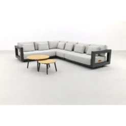 4 Seasons Metropolitan Loungeset 6-delig - Links - Lago Rond -VIDAXL Banken Verkoop 1000073184 0103