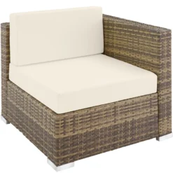 Tectake - Loungeset Parijs - Wicker - Naturel 7 Tectake - Loungeset Parijs - Wicker - Naturel -VIDAXL Banken Verkoop 1000077878 0103