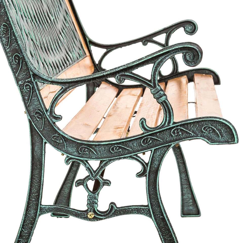 Tectake - Tuinbank Tuin Bank Tuinbankje Zitbank Gietijzer 128 Cm 4 Tectake - Tuinbank Tuin Bank Tuinbankje Zitbank Gietijzer 128 Cm - Afbeelding 4