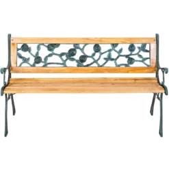 Tectake - Tuinbank - Hout/gietijzer - 124x52x74 Cm 7 Tectake - Tuinbank - Hout/gietijzer - 124x52x74 Cm -VIDAXL Banken Verkoop 1000078024 0103