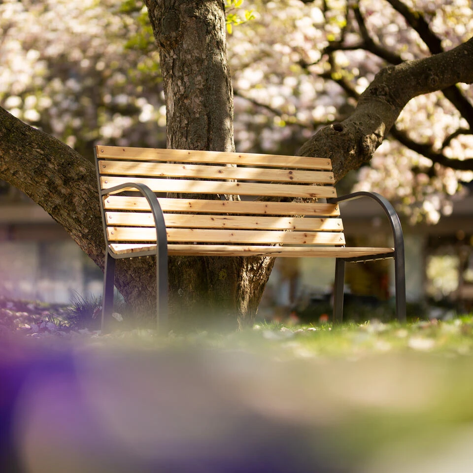 Tectake - Tuinbank - 123x 64x 82 Cm - Hout 3 Tectake - Tuinbank - 123x 64x 82 Cm - Hout - Afbeelding 3