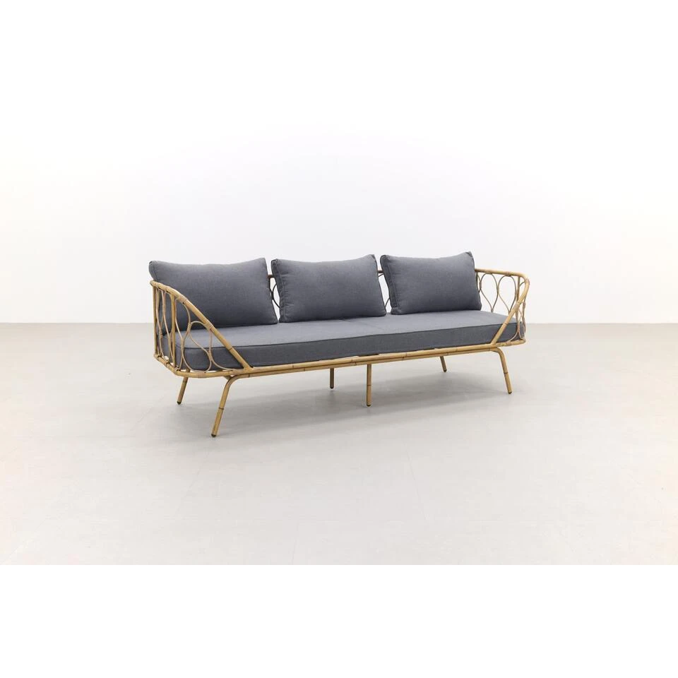 Garden Impressions Cleopatra Bamboe Loungebank 4 Garden Impressions Cleopatra Bamboe Loungebank - Afbeelding 4