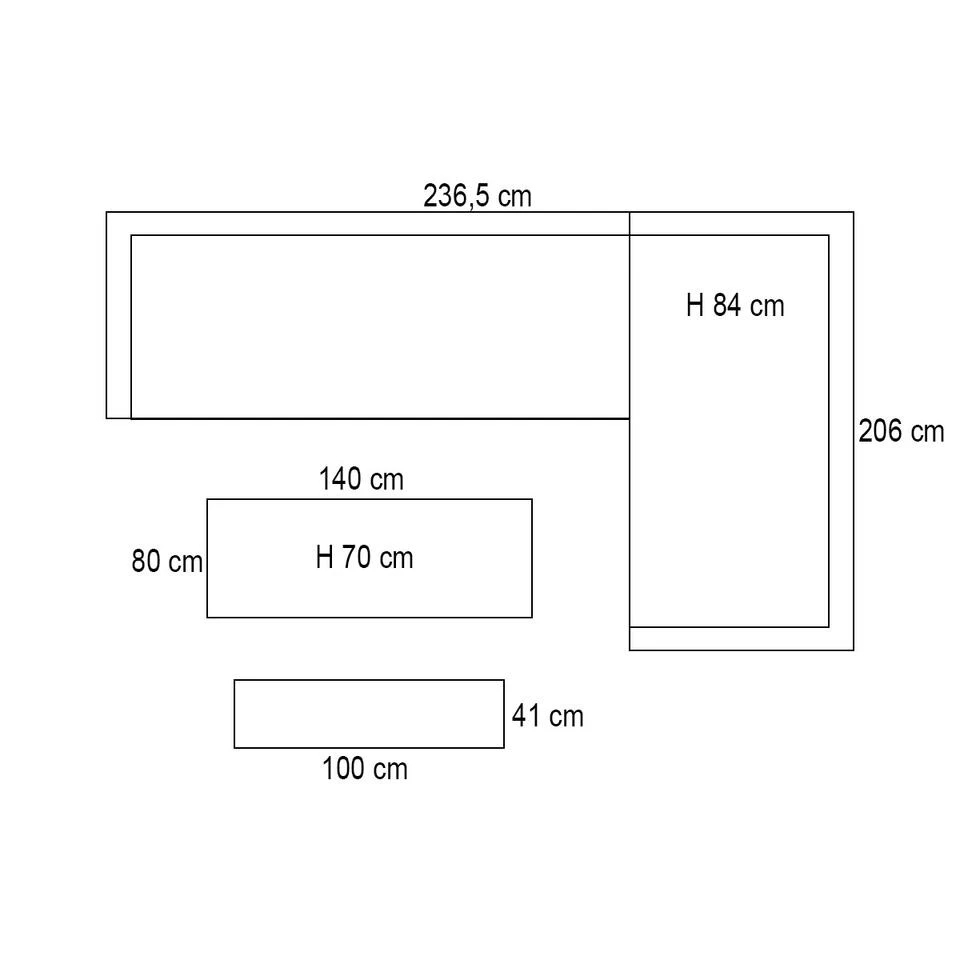 Garden Impressions Ashton Lounge Dining Set Rechts - Zwart Rotan 3 Garden Impressions Ashton Lounge Dining Set Rechts - Zwart Rotan - Afbeelding 3