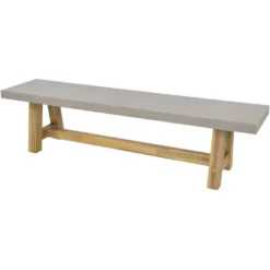 Judy Tuinbank 180cm - Hout - Grijs