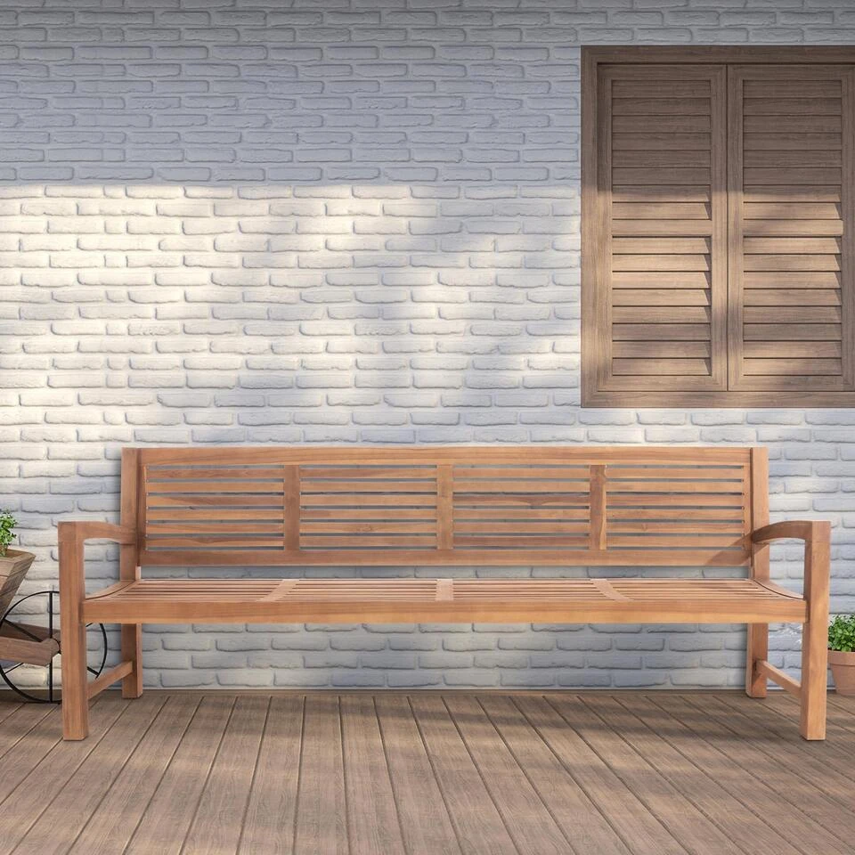 CLP Teakbank Halden 240 Cm 3 CLP Teakbank Halden 240 Cm - Afbeelding 3