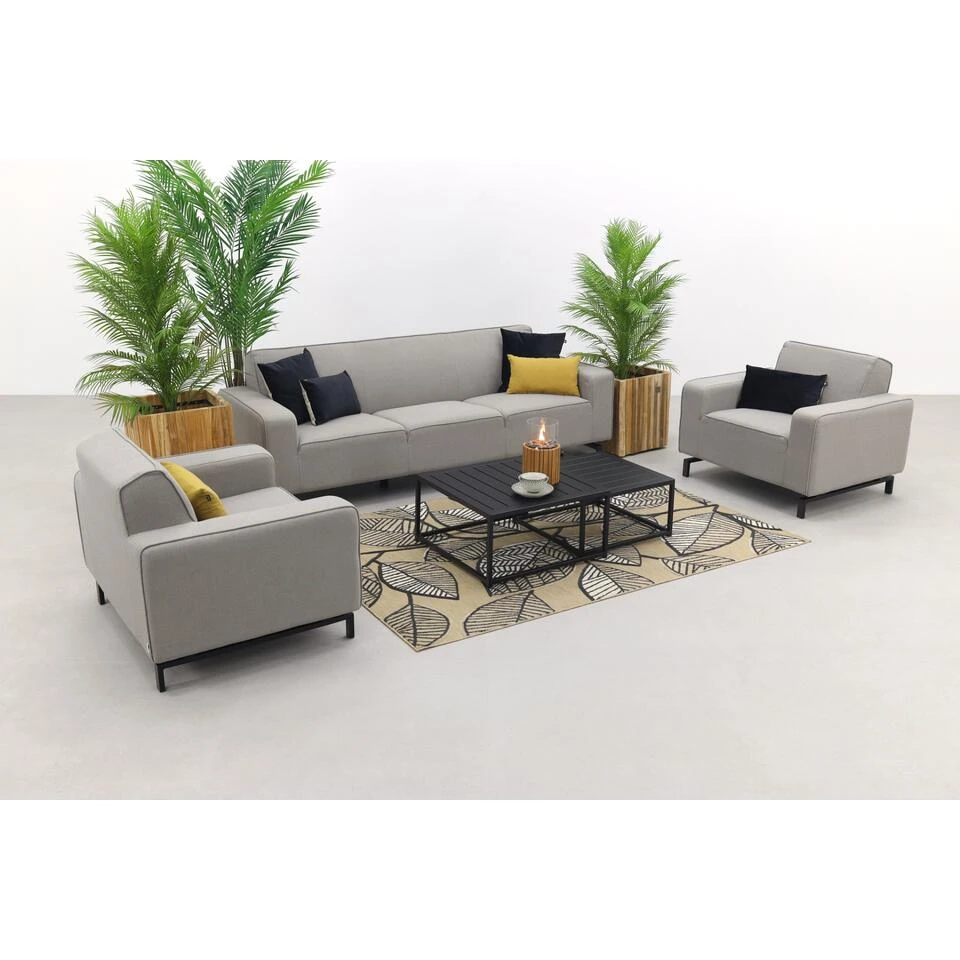 Boavista/Royalty Stoel-bank Loungeset - Nature Grey - 5-delig 4 Boavista/Royalty Stoel-bank Loungeset - Nature Grey - 5-delig - Afbeelding 4