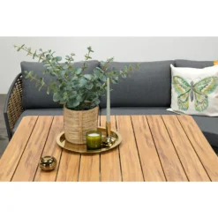 Garden Impressions San Vito Lounge Dining Set 4-delig - Donker Grijs -VIDAXL Banken Verkoop 1730749354 0105