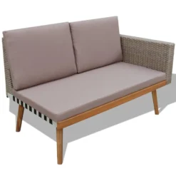 VidaXL 4-delige Loungeset Met Kussens Poly Rattan Grijs 6 VidaXL 4-delige Loungeset Met Kussens Poly Rattan Grijs -VIDAXL Banken Verkoop 19a42ce9b2bf4e9280c5aa3db315c4fa