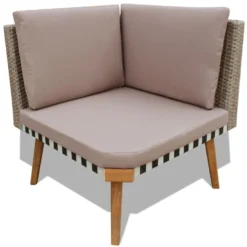 VidaXL 4-delige Loungeset Met Kussens Poly Rattan Grijs 7 VidaXL 4-delige Loungeset Met Kussens Poly Rattan Grijs -VIDAXL Banken Verkoop 3313c04f0d0245cd91faa38ba8dfd0c7