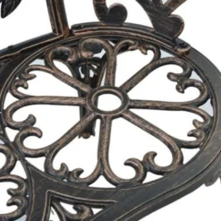 VidaXL Bistrobank 100 Cm Gietaluminium Bronskleurig -VIDAXL Banken Verkoop 344e8239dc7049d48d96243e44480a10