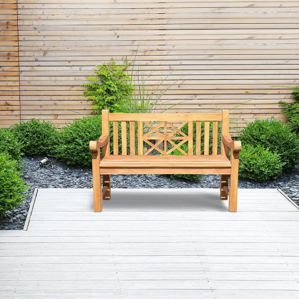 CLP Teakbank Florida 120 Cm 3 CLP Teakbank Florida 120 Cm - Afbeelding 3