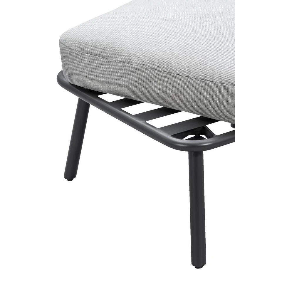 Hocker Almeria - Antraciet - 30x60x60 Cm 4 Hocker Almeria - Antraciet - 30x60x60 Cm - Afbeelding 4