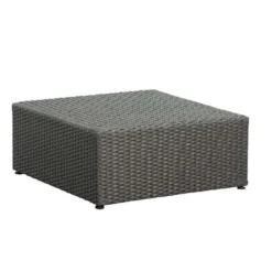 Le Sud Tafel/hocker Dordogne - Antraciet - 72x72x30 Cm