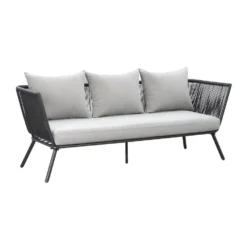 Loungebank Almeria - Antraciet - 75x200x75 Cm