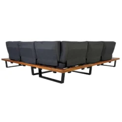 Hoekset Albi - Naturel/antraciet - 3 Delig -VIDAXL Banken Verkoop 50406001 3140