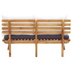 VidaXL Tuinbank Met Kussens 115 Cm Massief Acaciahout -VIDAXL Banken Verkoop 6ca6be32d3bc4b7daf4e334386855916
