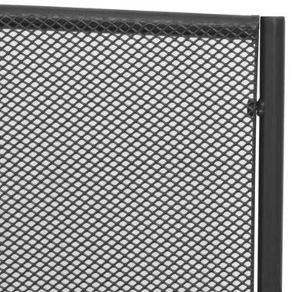 VidaXL Tuinbank 108 Cm Staal En Mesh Antraciet 4 VidaXL Tuinbank 108 Cm Staal En Mesh Antraciet - Afbeelding 4