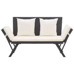 VidaXL Tuinbank Met Kussens 176 Cm Poly Rattan Zwart 6 VidaXL Tuinbank Met Kussens 176 Cm Poly Rattan Zwart -VIDAXL Banken Verkoop 7b0f4fed603a4033baa58e3ab63907fd