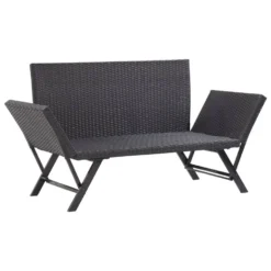 VidaXL Tuinbank Met Kussens 176 Cm Poly Rattan Zwart Overig 6 VidaXL Tuinbank Met Kussens 176 Cm Poly Rattan Zwart Overig -VIDAXL Banken Verkoop 83430126278b4e5cbb5ee30c50cfe5cf